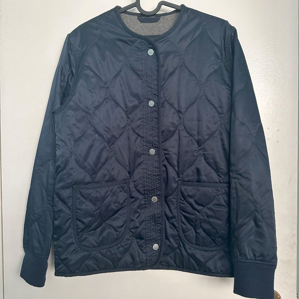 Abercrombie + FtichWomen's Quilted Navy Jacket